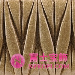 ミュウミュウ MIU MIU 長財布 サイフ 財布 さいふ ライトキャメル 5M1109 MATELASSE LUXFFF